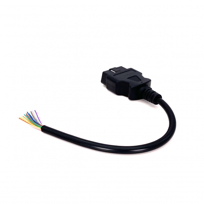 Штекер OBD2 (папа) с проводом