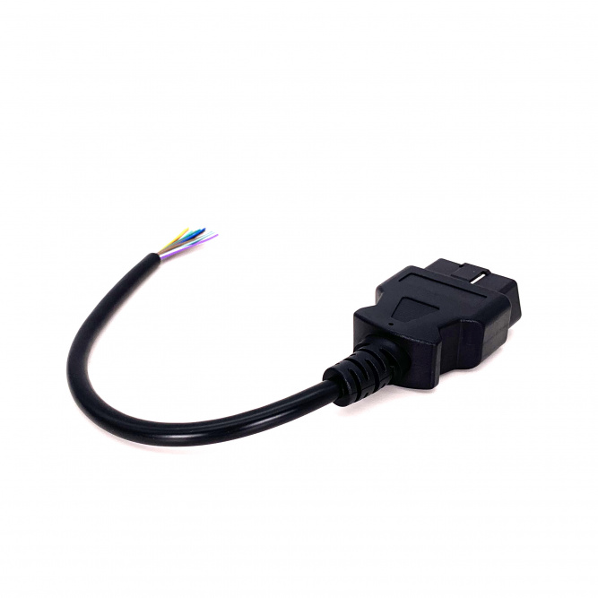 Штекер OBD2 (папа) с проводом